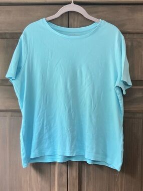 Studio Works Light Blue “The Studio Tee” SS T-shirt 1X